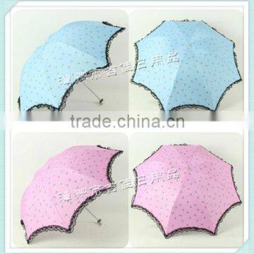 LB315 eye-catching color beautiful promotional gift lady parasol umbrella