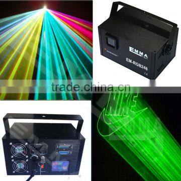 40Kpps galvo Scanner 3 Watt RGB Full Color Laser