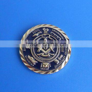 souvenir freemanson masonic gold coin medallion