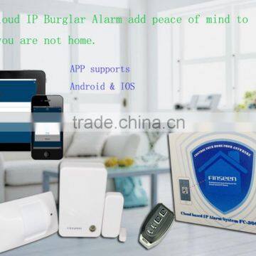 Smart Home Automation Cloud IP Based Home Burglar Alarm System without GSM Card