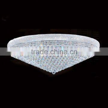 Empire 36 Light Gold Finish Crystal 48" Round Flush Mount Ceiling Light51113 photo-2