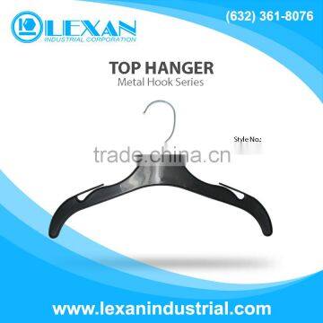 33 CM - 12" Plastic Hanger with Metal Hook for Tops, Shirt, Blouse (Philippines)