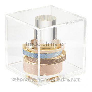 beautiful clear square acrylic bracelet box,acrylic bangle box,acrylic jewelry box manufacturer