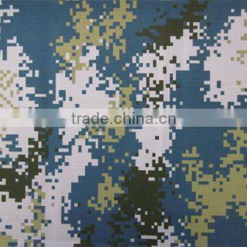 70 polyester 30 cotton tc ocean camouflage fabric