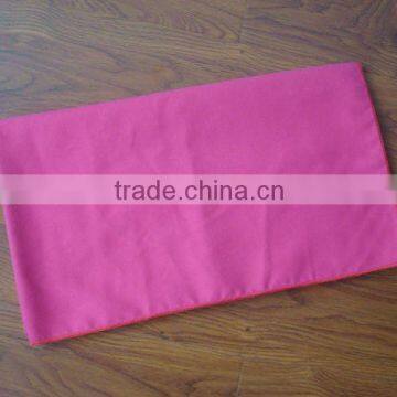 Pink Sport towels/ gym towels in suede woven microfiber fabric