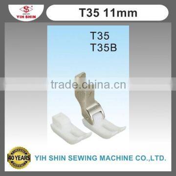 Industrial Sewing Machine Parts Sewing Accessories Teflon Feet Single Needle T35 11mm Presser Feet