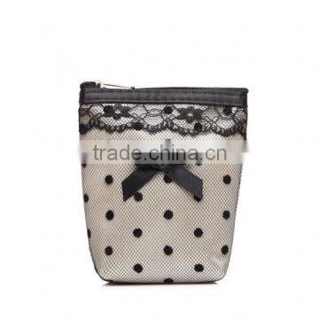 Hot Sale High Quality Cheap Fashionable Cute Lace Cosmetic Pouches GW879 photo-3