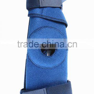 Fitness adjustable petalla neoprene knee belt for sport