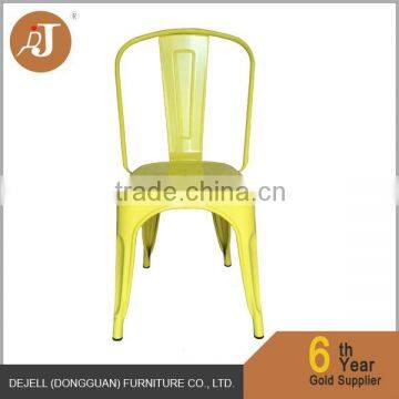 Various Colors Vintage Industrial Iron Metal Chair in Dining Chair