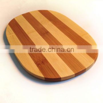 beautiful customized bamboo stripe cutting board manufacturer