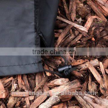 Heavy Duty Round Air Conditioner Cover, Black White, 34 X 30 Inch photo-4