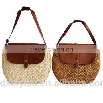 Lady handbag hand-woven maize bag straw bag hand shoulder bag