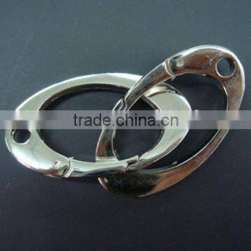 oval shape nickel plated snap hook