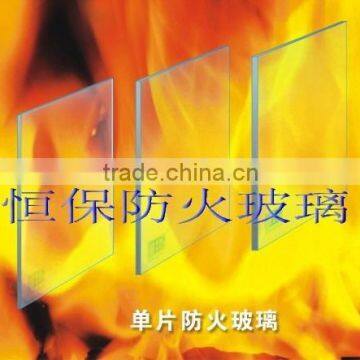 EI fire glass for the outdoor application