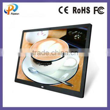 4:3 resolution 1024*768 wide screen 15 inch digital photo frame with motion sensor