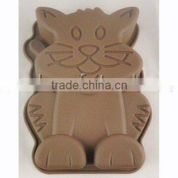 Lovely Cartoon Animal Silicone Heart Cake Mold