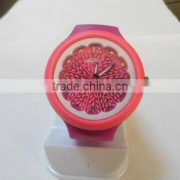 summer fashion watermelon plastic watches for children