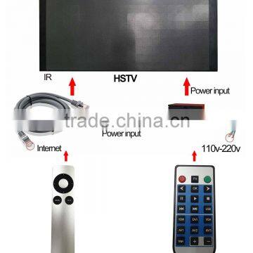 Super delicate Easy control full color led indoor tv for advertising/government use