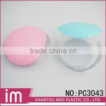 Transparent Cheap Empty Cosmetic Loose Powder Case