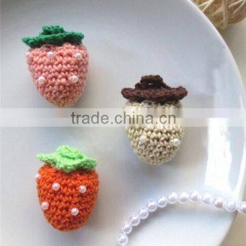 Pretend food Play Kids Toy Crochet Strawberries                        
                                                Quality Choice