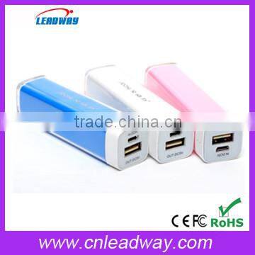 best selling products 2600mAh portable power bank rechargeable battery for phones lipstick style back up power