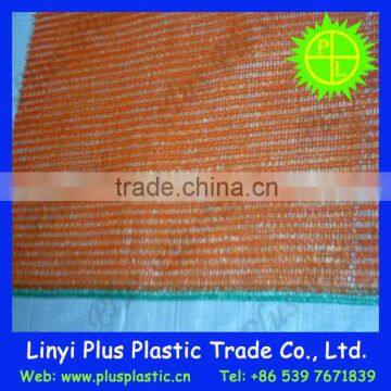 monofilament netting mesh bag,orange color raschel firewood mesh bag