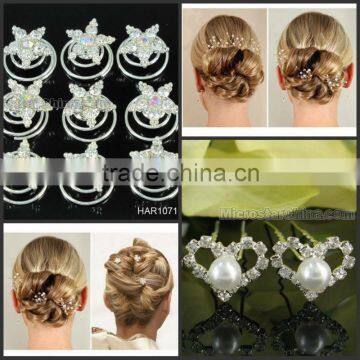 Metal Bride Wedding Hair Pin