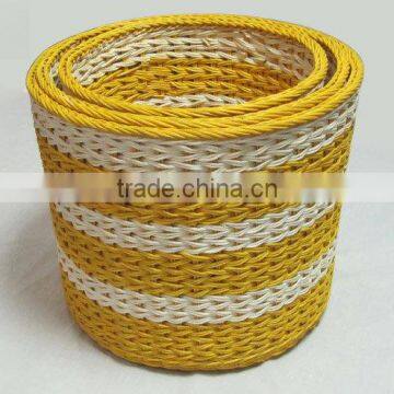 weaving rattan laundry basket, 100% handmade, natural material