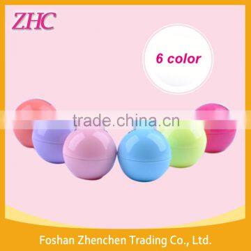 Colorful Tennis Round Oval Ball Shape Lip Balm ball,Egg shape lipstick For 2016 New Prodcuts