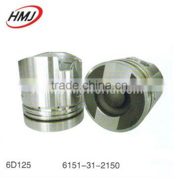 Engine parts piston for 6D125