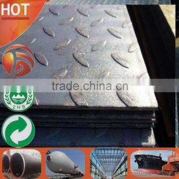 S235JR Hot rolled mild steel stock 2mm thick 4 feetx 8 feet checker plate specification