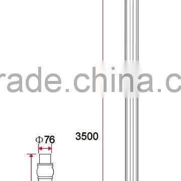 B006 Aluminum Sand Casting Decorative Outdoor Lighting Poles photo-2