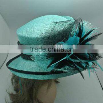 Hot selling sinamay kentucky derby hats