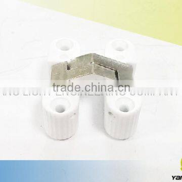 Taiwan Manufacturer Excellence Made Plastic Injection With Metal Parts White Color Invisible Hinge photo-4