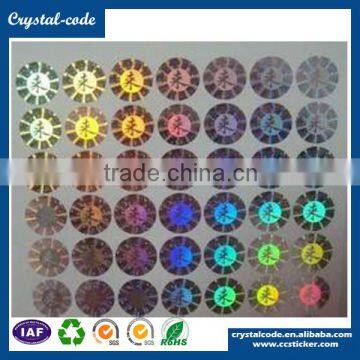 3D Bumper Clear Online Security Name Hologram Stickers photo-3