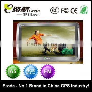 Eroda GPS navigation E700S with Touch Screen, Bluetooth-enabled, Mp3/Mp4