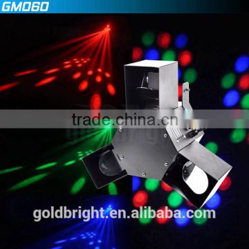 High power 12pcs 3w RGB Stage led scan light 3 mirror DMX512