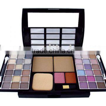 36eyeshadow,lipgloss and blushers with brushers