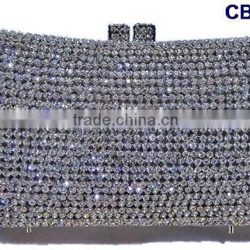 CB0132-16 2016 new design hot sale elegant and luxury Rhinestones African Handbag for wedding/party