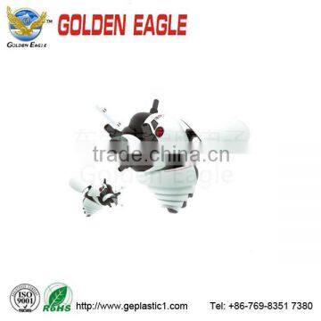White and Black Plastic Toy Injection Moulding Plastic Toys;custom Plastic Mini Toy;make Custom Action Plastic Toy on