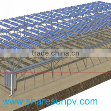 Solar Greenhouse for agricultural solar mounting system