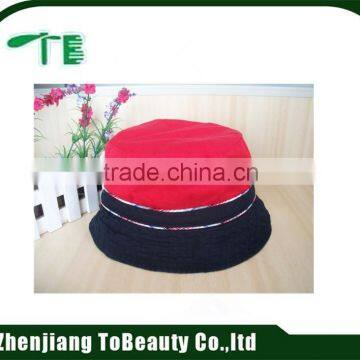 double color short brim bucket hat