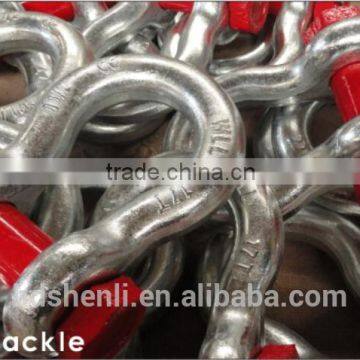 China supplier hardware electric galvanized screw pin bow shackle