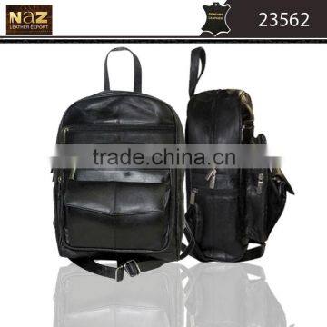 Made in India Leather Back Pack/ College Bag/ Travelling Bag photo-1