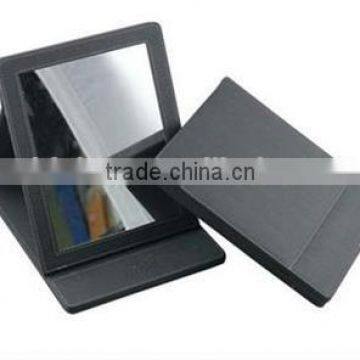 Imitation Leather Mirror PU Leather Cosmetic Foldable Mirror