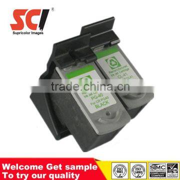 Remanufactured ink cartridge with print head PG40 CL41 with chip for canon PIXMA MP140 IP1600