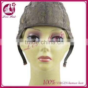 Alibaba wholesale brazilian virgin hair wig full lace wig caps