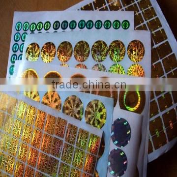 Factory for customized 3D hologram sticker