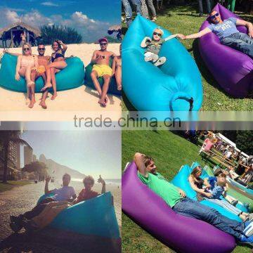 Wholesale New Outdoor Fast Lazy Folding Air Inflatable Sleeping Lazy Bag photo-6