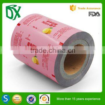 Aluminum Foil Plastic Printed Laminated Packing Film Roll for Snack